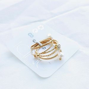GOLD EMBELLISHMENT RINGS - 5 PACK